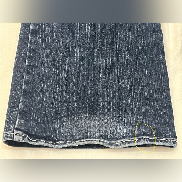 Silver Jeans Aiko Style Dark Blue Denim Boot Cut Women's Jeans Sz 30x35 - Picture 14 of 16